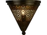 Lampada Da Parete Orientale Applique Da Parete Firas Oro Antico