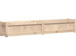 Vidaxl Fioriera 180X31X31 Cm In Legno Di Pino Massiccio