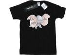 Disney - Maglietta "Happy Day"" Per Ragazzi BI13273 (116) (Nero)"