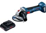 Bosch Gws 18V-7 Smerigliatrice Angolare Professionale A Batteria 18 V 115 Mm Senza Spazzole + 1X Batteria Ricaricabile Procore 4,0 Ah - Senza Caricabatterie