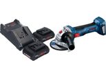 Bosch Gws 18V-7 Smerigliatrice Angolare Professionale A Batteria 18 V 115 Mm Brushless + 2X Batteria Procore 4,0 Ah + Caricabatterie