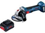Bosch Gws 18V-7 Smerigliatrice Angolare Professionale A Batteria 18 V 115 Mm Senza Spazzole + 1X Batteria Ricaricabile Procore 5,5 Ah - Senza Caricabatterie