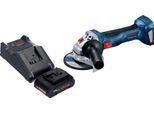 Bosch Gws 18V-7 Smerigliatrice Angolare Professionale A Batteria 18 V 115 Mm Senza Spazzole + 1X Batteria Procore 4,0 Ah + Caricabatterie