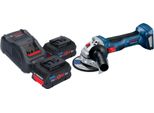 Bosch Gws 18V-7 Smerigliatrice Angolare Professionale A Batteria 18 V 115 Mm Brushless + 2X Batteria Procore 5,5 Ah + Caricabatterie