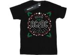 Ac/Dc - Maglietta Per Ragazze BI4023 (128) (Nero)