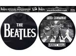 The Beatles - Tappetino Per Giradischi "Abbey Road"", Drop-T-Logo 2-Pack RO12705 (Taglia Unica) (Nero/Bianco)"