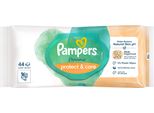 Pampers Harmonie Protect & Care Salviette Per Bambini 1 Confezione Da 44 Salviette = 44 Salviette Per Bambini, Aiutano A Proteggere La Pelle Naturale Ph, E Una Piccola Calendula