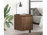 Maison Exclusive - Comodini Da Parete 2 Pezzi. Effetto Rovere Marrone 38X34X40 Cm