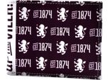 Aston Villa Fc - Portafoglio, In Tela, A Due Ante, Iconic BS6138 (Taglia Unica) (Viola)