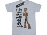 Avengers Infinity War - Maglietta "I Am Teenage Groot"" Per Ragazze BI557 (152-158) (Grigio)"