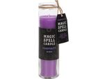 Something Different - Candela Tubolare "Magic Spell Prosperity"", Lavanda SD10651 (Taglia Unica) (Lavanda/Trasparente)"