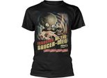 Plan 9 - Maglietta "Invasion Of The Saucer Men"" Per Uomo/Donna Unisex PH4770 (Xl) (Nero)"
