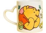 Winnie The Pooh - Tazza Da Caffè, Cuore TT1035 (Taglia Unica) (Bianco)