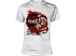 Plan 9 - Maglietta "Blood Feast"" Per Uomo/Donna Unisex PH4762 (M) (Bianco)"