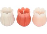 Something Different - Tulipano, Candela (Confezione Da 3) SD10673 (Taglia Unica) (Rosa/Bianco)