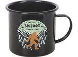 Something Different - Tazza Da Caffè "Bigfoot Search Team"", Smalto, 450Ml SD10684 (Taglia Unica) (Nero)"