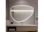 Specchio Da Bagno FenomÉ Delafon "Organic"" Con Illuminazione Led Dimmerabile E Antiappannamento - 60 Cm"