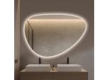 Specchio Da Bagno FenomÉ Delafon "Organic"" - Illuminazione Led E Antiappannamento - Larghezza 100 Cm"