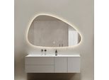Specchio Da Bagno FenomÉ Delafon "Florence Organic"" - 60 × 100 Cm, Illuminazione Led E Antiappannamento Con Funzione Di Riscaldamento"
