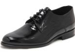 O4148 Scarpa Allacciata Uomo Rossi Man Patent Shoes
