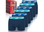 Puma Boxer Da Uomo – Confezione Da 6 Pezzi – Cotone – Colore Blue Navy – Taglia L