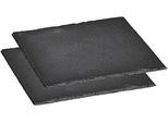 Kesper Vassoi Da Portata 2 Pezzi, 20 X 20 Cm, Ardesia Kesper 38109