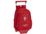 Zaino Safta Sporting Gijon Corporate 8.9L Con Ruote Rosso Rosso Taglia Unica