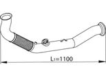 Tubo Di Scarico Dinex Per Renault Trucks Midlum Anteriore 66139