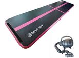Tappetino Gonfiabile Airtrack Master 400 X 100 X 10 Cm - Nero - Rosa