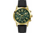 Orologio Da Polso Guess Da Uomo Nero E Verde Parker GW0708G2