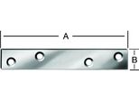 Piastra Di Collegamento Vormann L.100 Mm L.15 Mm S.2 Mm Acciaio Inox - 10183100