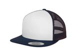 Flexfit 6006W | Cappello Trucker Classico - Colore: Navy/White/Navy - Taglia: Unica