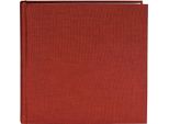 Album Fotografico Goldbuch Summertime Rosso 25X25 Cm Copertina In Lino 60 Pagine Bianche