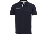 Uhlsport Calcio Essential Prime Polo Shirt Bambini Polo Nero Bianco Taglia 164