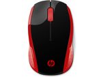 Hp Maus 200 Kabellos USB-A 3-Tasten Rot