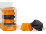 Cestino Per Muffin Halloween Nero E Arancione 36Pz 5X3Cm