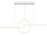 Globo Lighting HäNgeleuchte "Barral", Weiß, H: 150Cm, 1 Stk., Leuchten, HäNgelampe Esszimmer-Leuchte Esstischleuchte Wohnzimmer, HäNgeleuchte