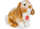 Teddy Hermann Collection Hase Sitzend, Kuscheltier, Stofftier, PlüSchtier, Kaninchen, Hellbraun / Weiß Gescheckt, 20 Cm, 937234