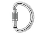 Petzl Omni Moschettone A Vite Argento Argento Taglia Unica