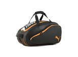 Sporttasche PUMA NOVA ELITE Kleine 73L Padeltasche Unisex, Gr. B/H/T: 36cm x 34cm x 36cm onesize, schwarz, weiß heat fire orange, Taschen Sporttasche