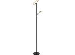 Globo Lighting Led Stehlampe "Skopo", Schwarz, 1 Stk., Leuchten, Stehleuchte/Wohnzimmer/Schlafzimmer/Flur, Led Stehlampe