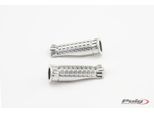 Puig 9192P Pedane R-Fighter Per Suzuki GSX-R750 Argento
