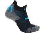 Uyn Run 2In Calzini Da Corsa Da Uomo Nero Turchese Taglia 42-44