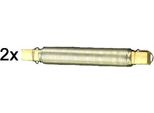 Novatool 2X Filo Per Avvolgimento I Zincato I 0,65 Mm I Bobina Di Filo I Filo Per Artigianato Filo Metallico Filo Per Rilegatura Fiori Filo Per Piegatura Filo Per Piante Filo In Acciaio Inox Nastro Decorativo