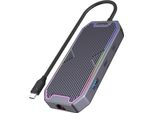 Unitek Hub USB-C Hdmi RJ45 Pd 100W 10Gbps Usb 3.2