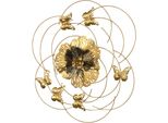 Wanddekoobjekt "Wanddekoration", Gold (Goldfarben), T:3Cm Ø:55Cm, Metall, Hofmann Living AND More, Wanddekoobjekte, Aus Metall, Goldfarben