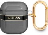 Guess Gua2Hhtsk Airpods 1/2 Coverczarny/Collezione Cinturino Nero