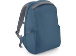 Quadra QD924 | Project Recycled Security Backpack Lite- Zaino - 30X45X17 - Farbe: Blu Ardesia - GrößE: 30 X 45 X 17 Cm