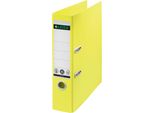 Leitz 1018-00-15 1018 Cartella Di Qualità Recycle 180° - A4, 80 Mm, Clima Neutro, Giallo