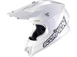 Casco Motocross Scorpion VX-16 Evo Air Solid, Bianco, M (57/58)